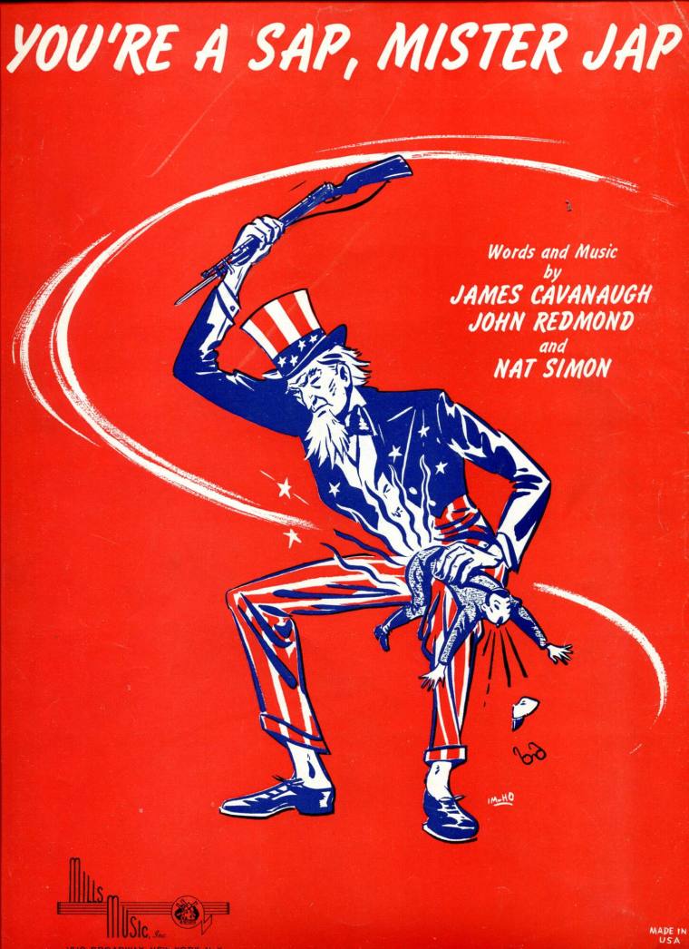 Sheet Music, "You're A Sap, Mister Jap"