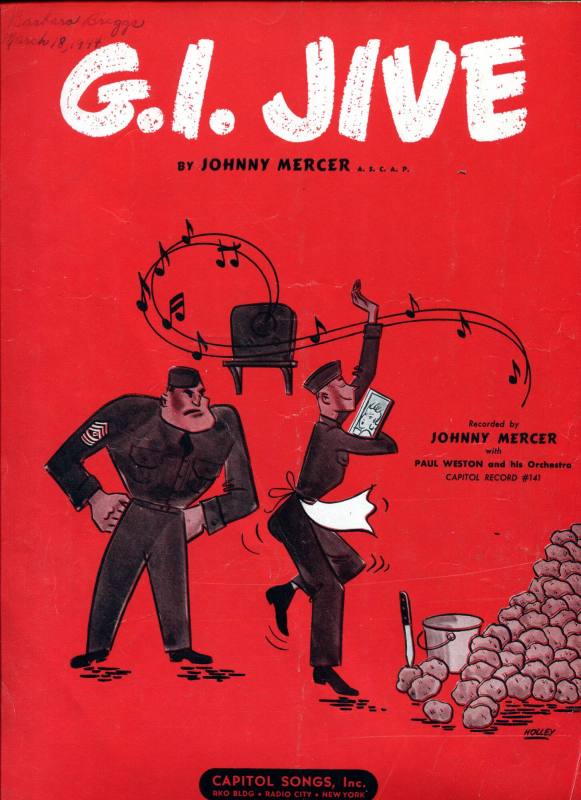 Sheet Music, "G.I. Jive"