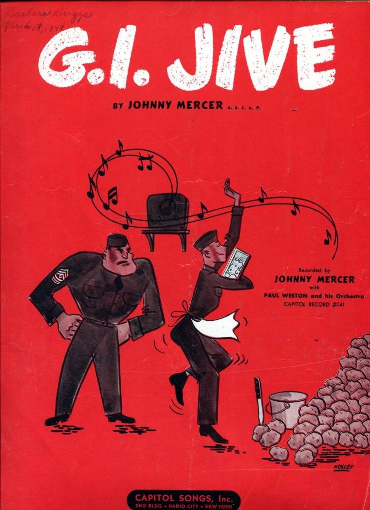 Sheet Music, "G.I. Jive"