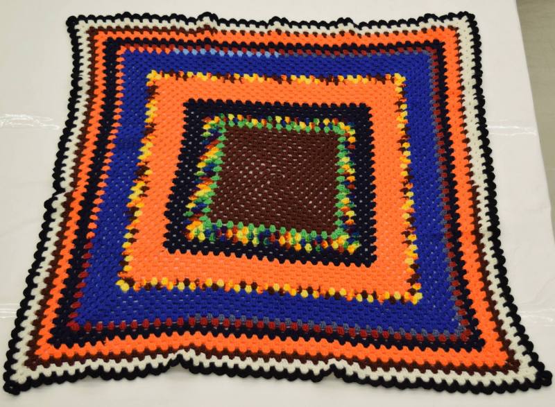 Afghan made by Lida Montgomery 