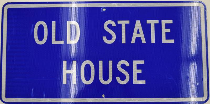 Sign, Road- Old State House