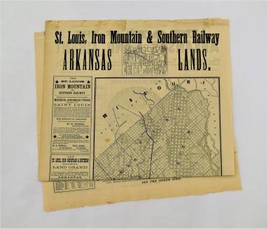 Broadside Advertisement for Arkansas Lands