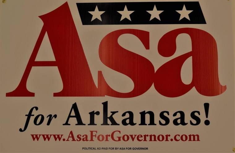 Sign, Campaign- Asa Hutchinson