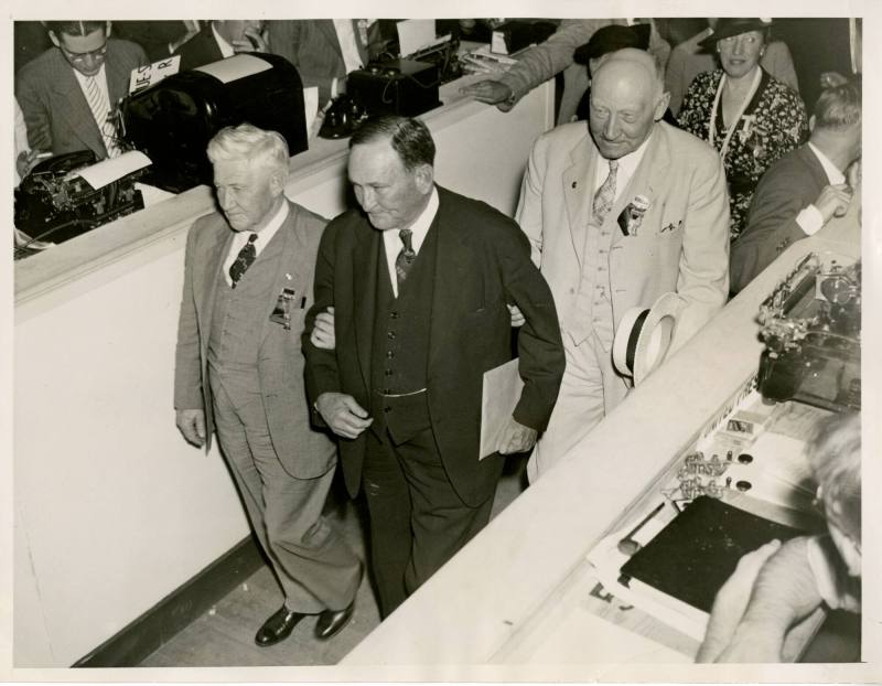 Photograph, Governor Junius Futrell & Senator Joe T. Robinson