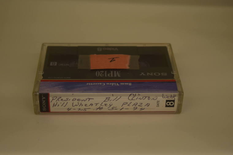 Video, Cassette - President Bill Clinton