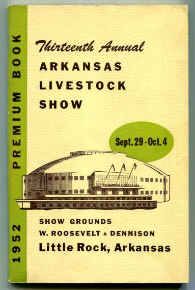 Book, Premium - 13th Annual Arkansas Livestock Show