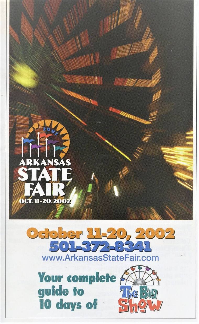 Guide, Map & Event Schedule Arkansas State Fair Works eMuseum