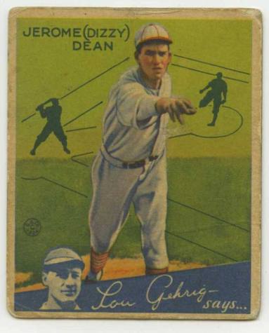 Card, Baseball  - Dizzy Dean