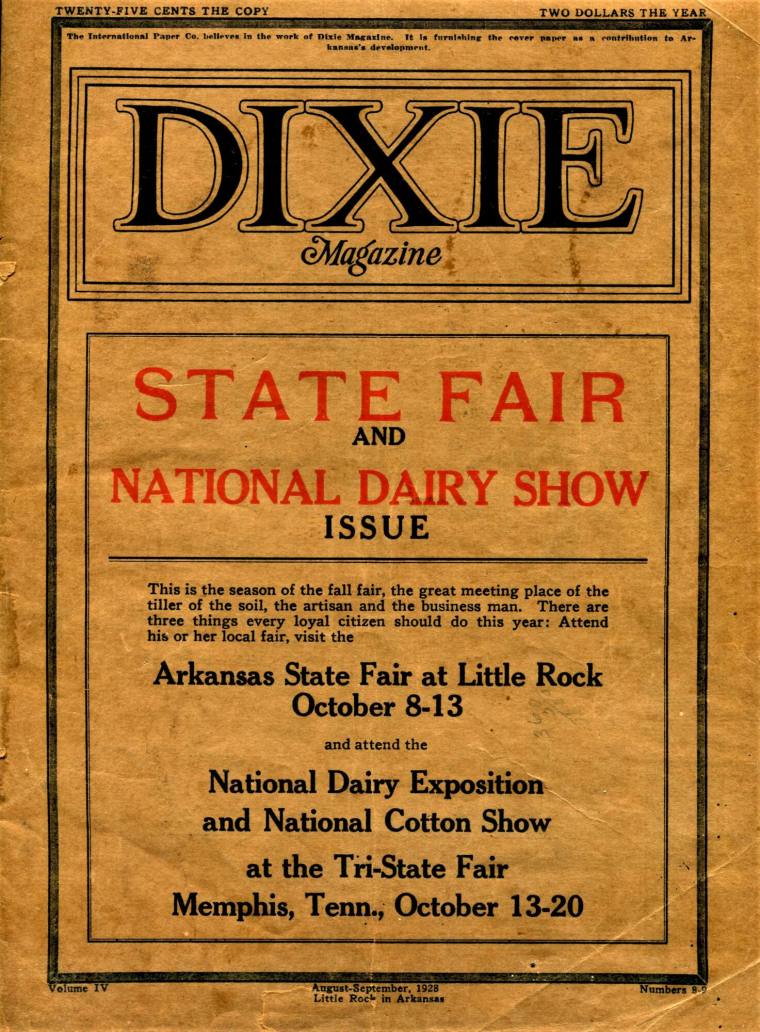 Magazine, "Dixie Magazine" - Arkansas State Fair