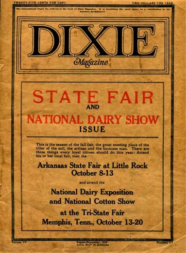 Magazine, "Dixie Magazine" - Arkansas State Fair