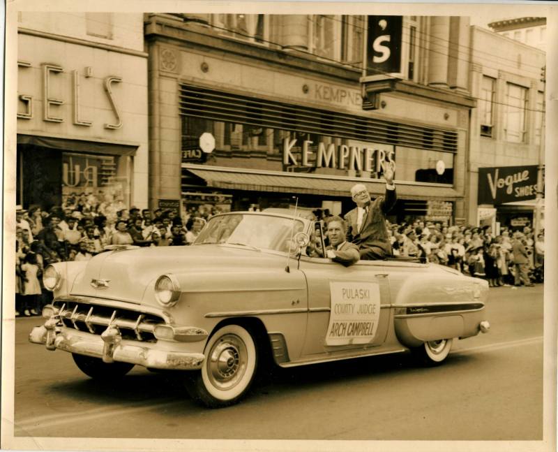 Photograph, County Judge Campbell - Arkansas State Fair Rodeo Parade