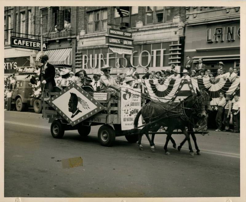 Photograph, Arkansas Livestock Show Parade - Air National Guard