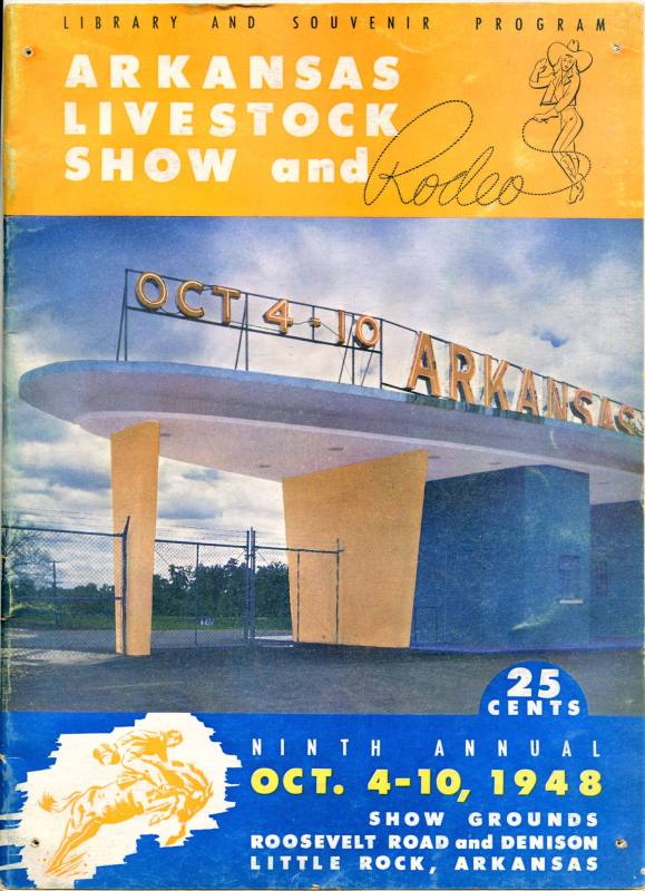 Program, Souvenir - 9th Annual Arkansas Livestock Show and Rodeo