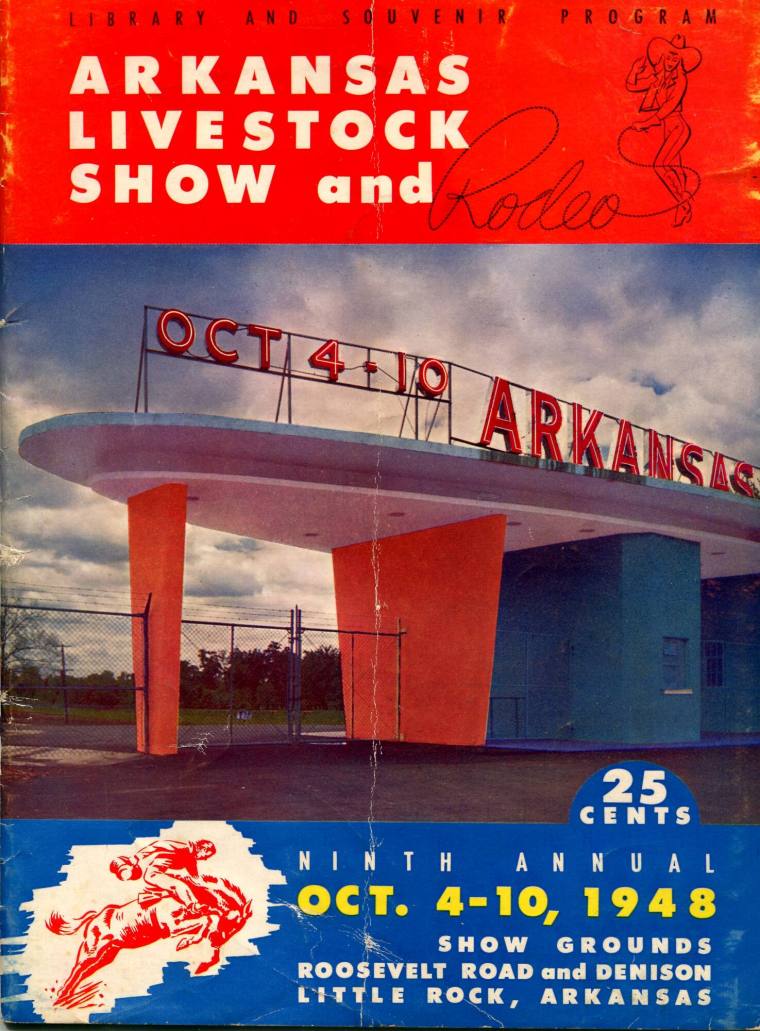 Program, Souvenir - 9th Annual Arkansas Livestock Show and Rodeo