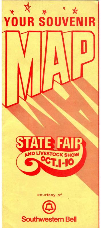 Map, Souvenir - Arkansas State Fair & Livestock Show