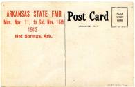 Postcard, Arkansas State Fair