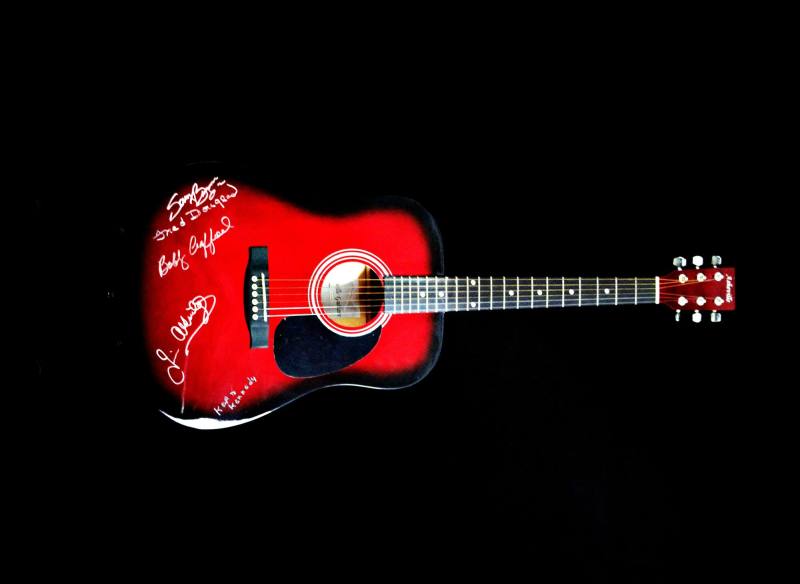 Guitar, Autographed - Sonny Burgess