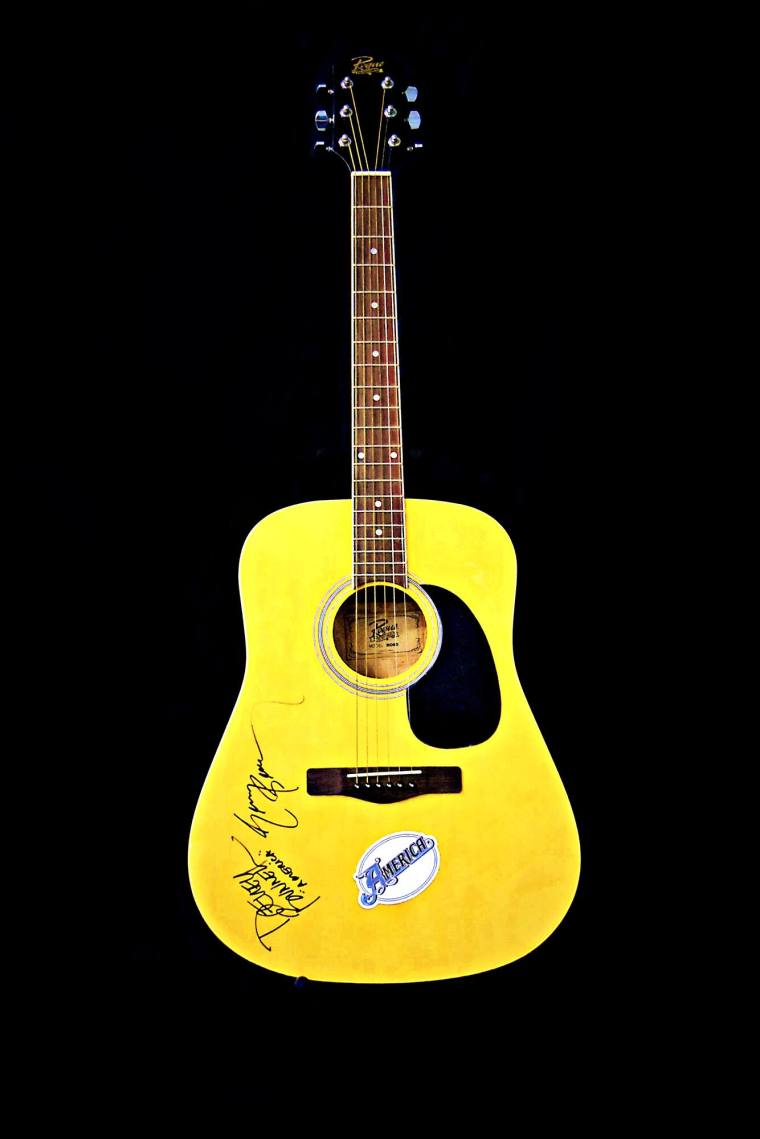 Guitar, Autographed - America