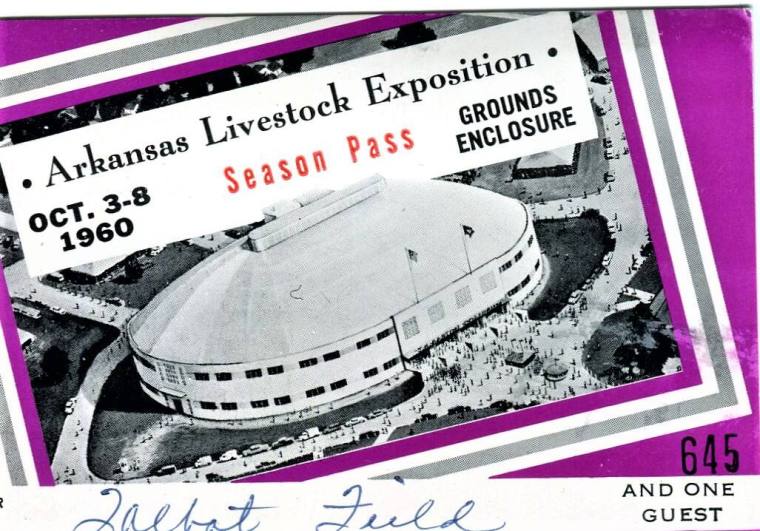 Pass, Admittance - Arkansas Livestock Exposition Season Pass