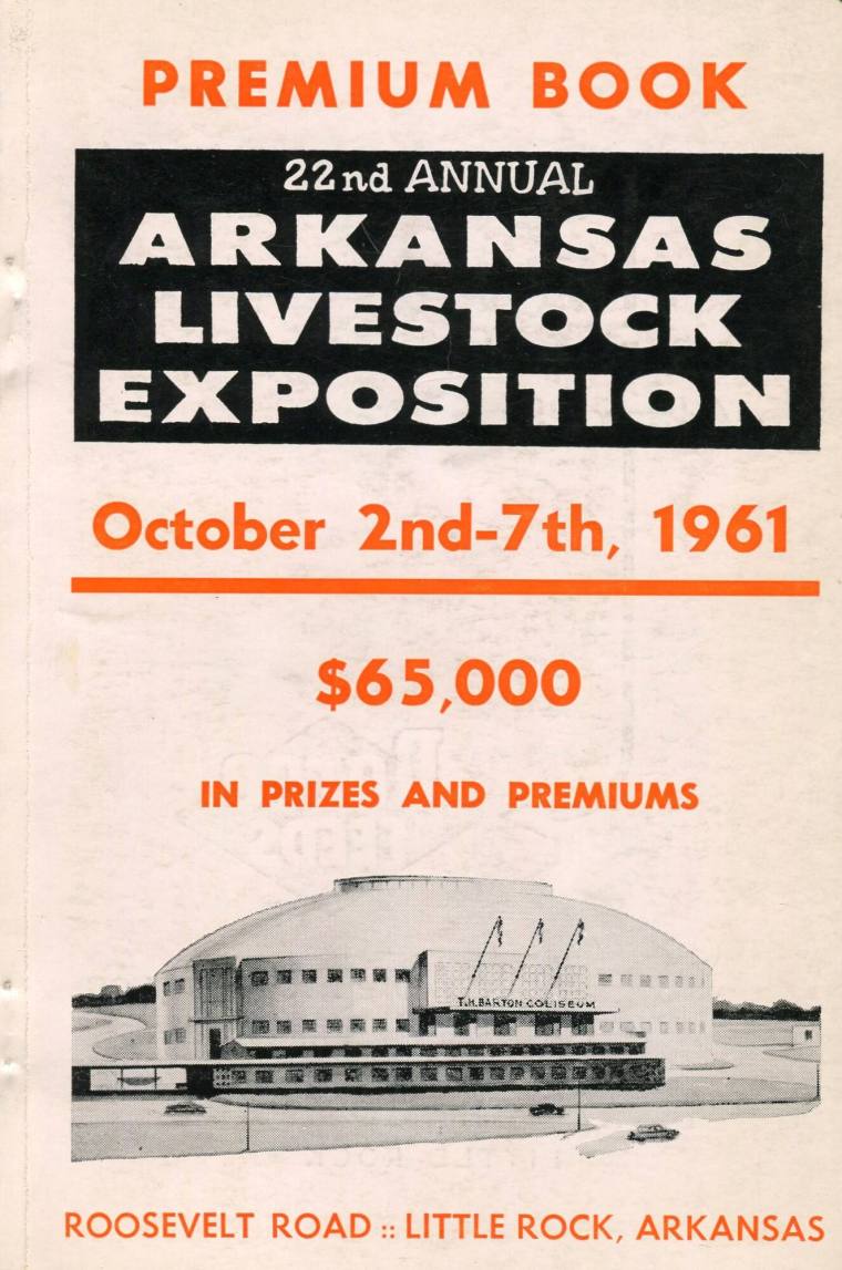 Book, Premium - 22nd Arkansas Livestock Exposition