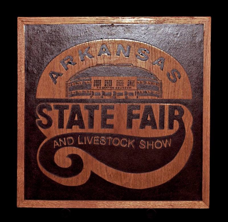 Sign, Arkansas State Fair - Pete Fuhrmann