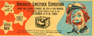 Ticket, Raffle - Arkansas Livestock Exposition