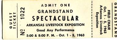 Ticket, Admission - Spectacular, Arkansas Livestock Exposition