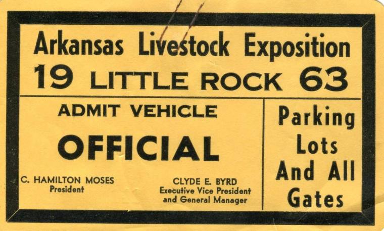 Pass, Vehicle - Arkansas Livestock Exposition