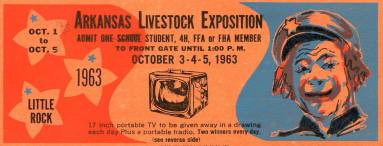 Ticket, Admission - Arkansas Livestock Exposition