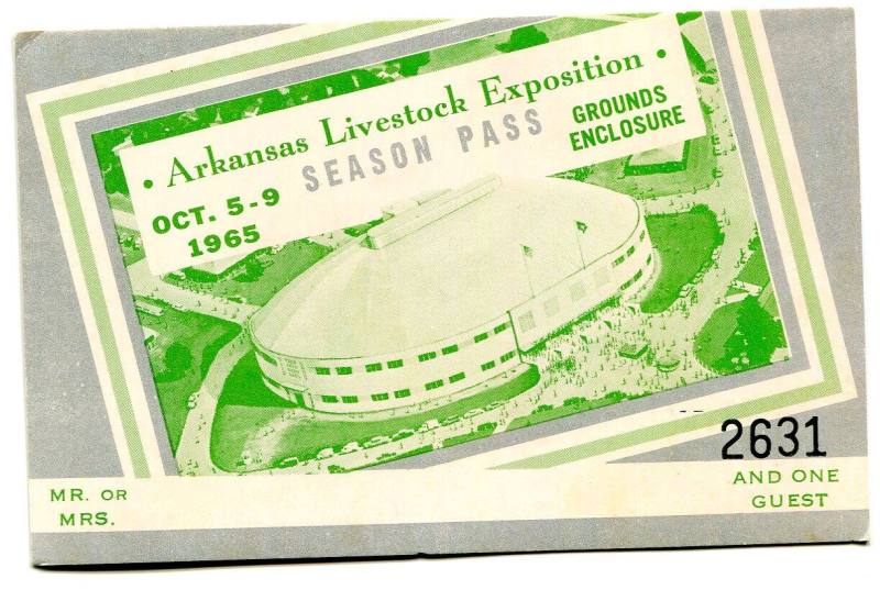 Pass, Season - Arkansas Livestock Exposition