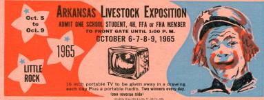 Ticket, Raffle - Arkansas Livestock Exposition