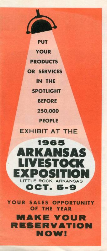 Advertisement, Merchant Exhibits - Arkansas Livestock Exposition