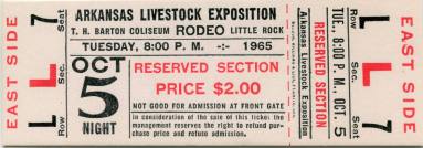 Ticket, Reserved - Arkansas Livestock Exposition Rodeo