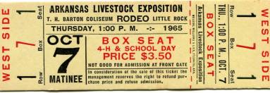 Ticket, Reserved - Arkansas Livestock Exposition Rodeo