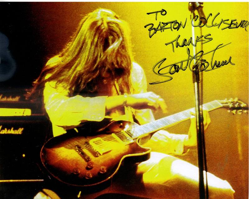 Autographed Photograph, Scott Gorham - Barton Coliseum