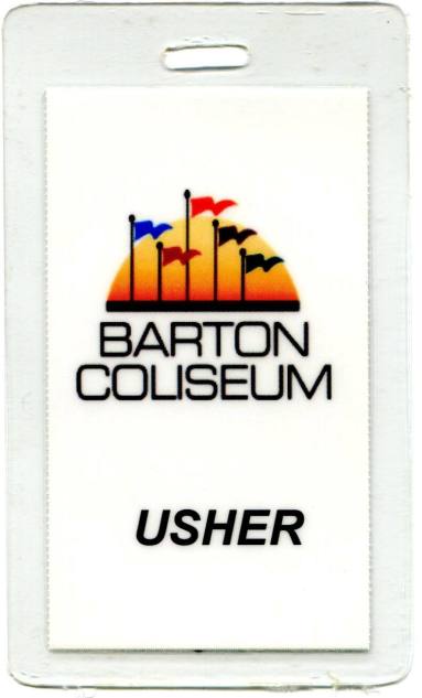 Badge, Usher - Barton Coliseum