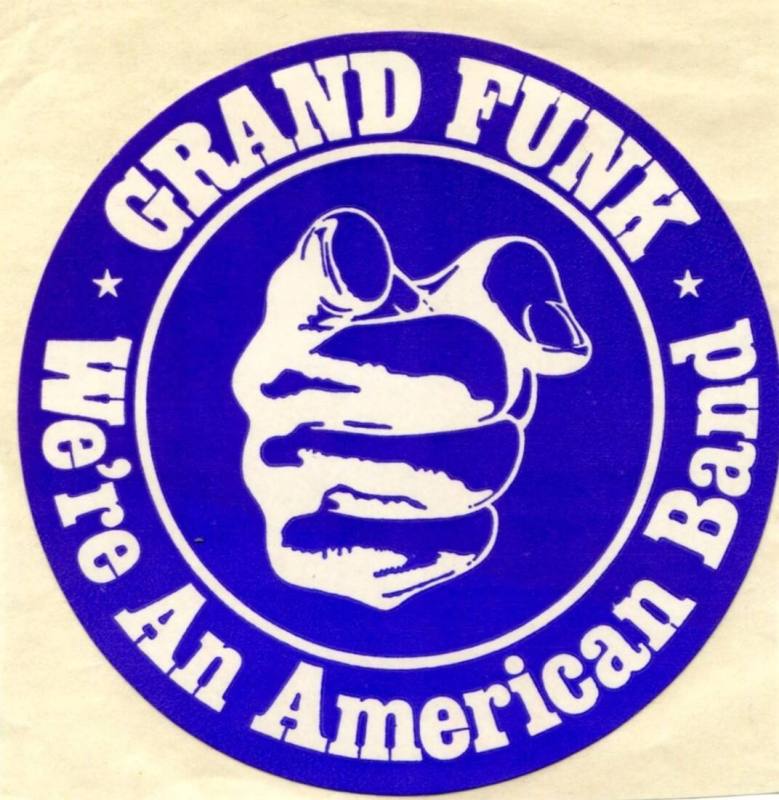 Sticker, "We're an American Band" - Grand Funk Railroad