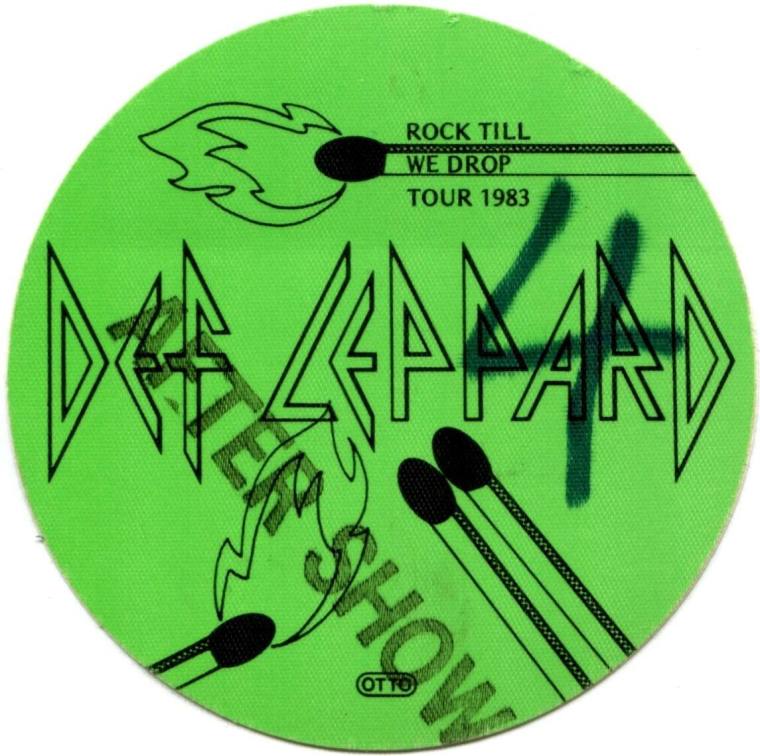 Pass, After Show - Def Leppard