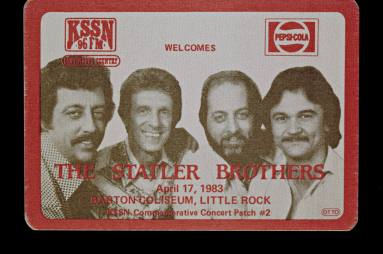 Commemorative Patch, The Statler Brothers - Barton Coliseum