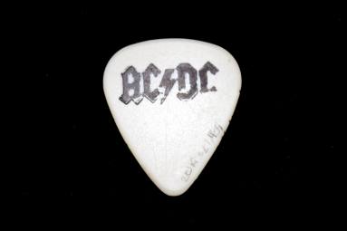 Guitar Pick, Autographed - Malcolm Young