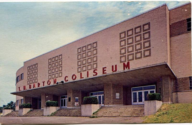 Postcard, Barton Coliseum