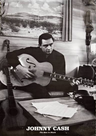 Poster, Johnny Cash - "Man in Black"