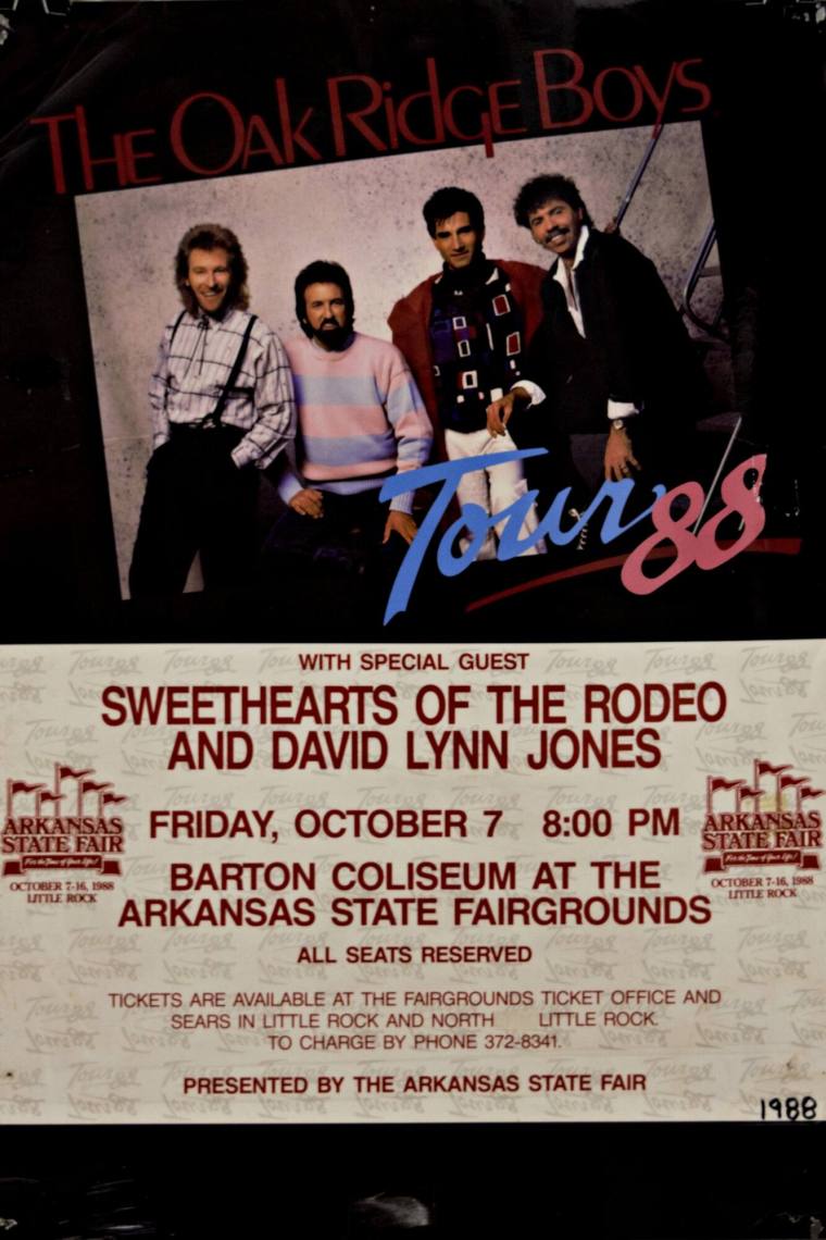 Original Poster, The Oak Ridge Boys - Arkansas State Fair