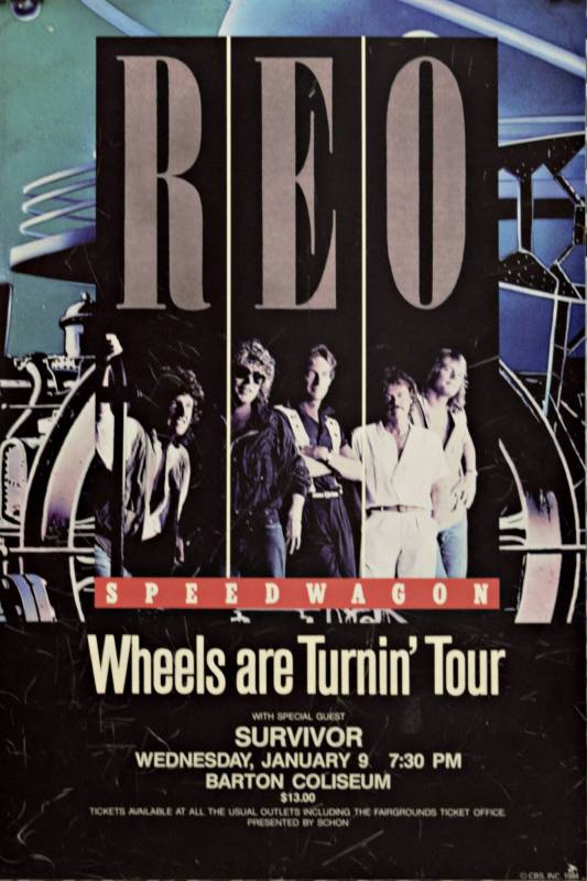 Poster, REO Speedwagon - Barton Coliseum