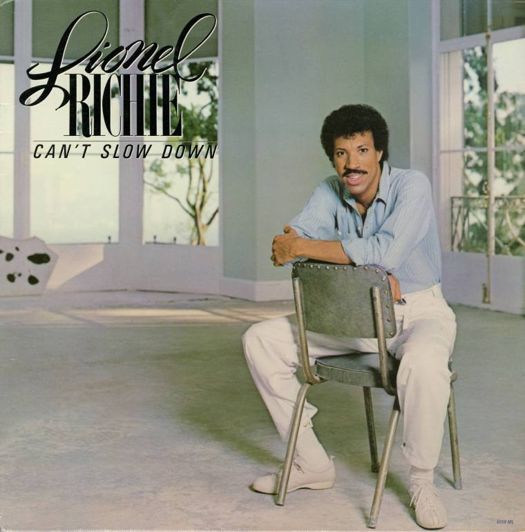 Album Cover, "Can't Slow Down" - Lionel Richie