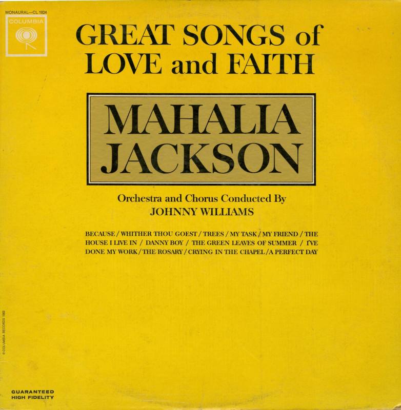 Album, "Great Songs of Love and Faith" - Mahalia Jackson