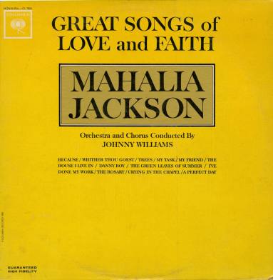 Album, "Great Songs of Love and Faith" - Mahalia Jackson