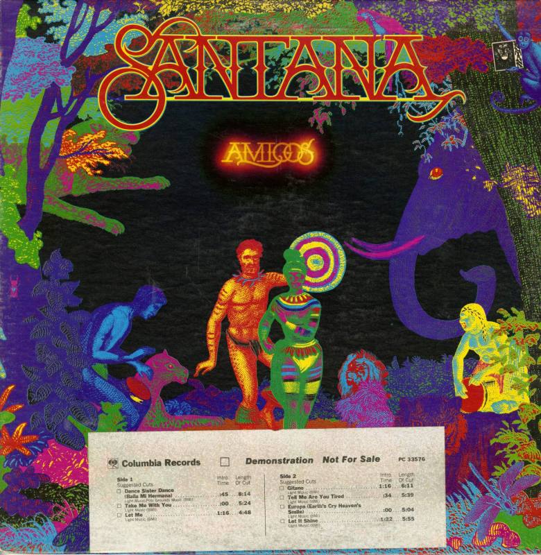 Album Cover, "Amigos" - Santana