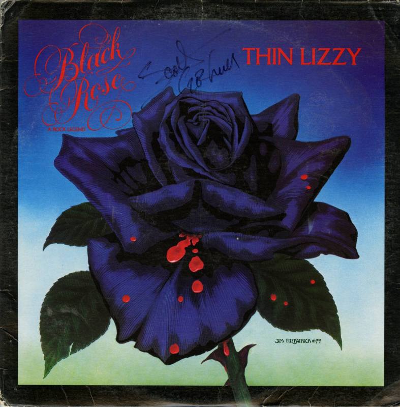 Autographed Album, "Black Rose: A Rock Legend" - Thin Lizzy