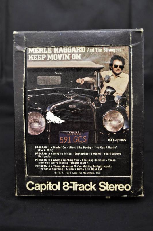 8-Track & Case, "Keep Movin' On" - Merle Haggard and the Strangers